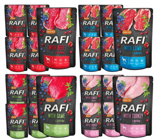 RAFI KRMIVO PRE PSA VRECKO ZMES PRÍCHUTIEK 20x300G